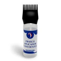 Pente Frasco Aplicador de Tintura Preto 180ml Santa Clara