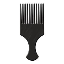 Pente Garfo Bellesa Para Cabelo Afro E Cacheado Preto