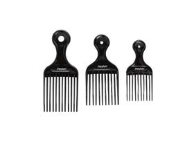 Pente Garfo Kit Com 3 Unidades Wonder Curly Volumão Sem Esforço - ProArt Pente Garfo Kit Com 3 Unidades Wonder Curly Volumão Sem Esforço - ProArt