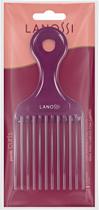 Pente Garfo Lanossi Beauty & Care Cor Violeta Ideal para Volume e Definição