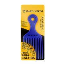 Pente garfo para cachos marco boni 1545 azul