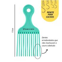 Pente garfo para cachos marco boni 1545 verde