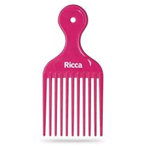 Pente Garfo Para Cachos Rosa Ricca Cod.2405