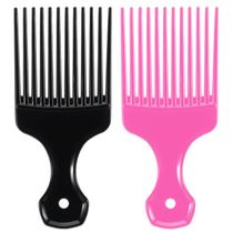 Pente garfo SIMPOR 2 peças de dentes largos em plástico 24 cm Pente garfo SIMPOR 2 peças de dentes largos em plástico 24 cm