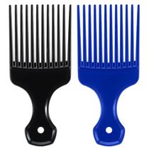 Pente garfo SIMPOR 2 peças, dentes largos para penteado afro Pente garfo SIMPOR 2 peças, dentes largos para penteado afro