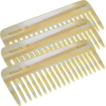 Pente Giorgio G30 dentes largos 14,5 cm desembaraçador - kit com 3