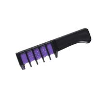 Pente Giz Colorido Para Pintar Cabelo Hair Chalking - Roxo - Liangyan