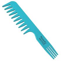 Pente Jacaré Beauty Secret Azul Turquesa Desembaraçador