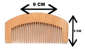 Pente Madeira 1/2 Lua Pequena Santa Clara