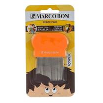 Pente Marcos Boni Fino Aço Inox Extrator Piolhos E Lêndeas 1222 - Marco Boni