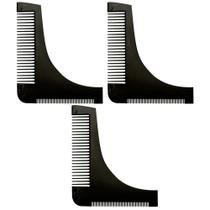 Pente para Barba Alinha e Modela 03 Unidades
