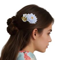 Pente para cabelo, estilo japonês - Kanzashi. Modelo Hana. Pente para cabelo, estilo japonês - Kanzashi. Modelo Hana.