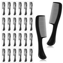 Pente para Cabelo Exclaith 200 Unidades Preto Plástico Cabo Longo Pente para Cabelo Exclaith 200 Unidades Preto Plástico Cabo Longo