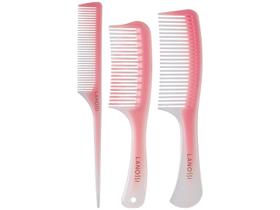 Pente para Cabelo Rose 3 peças Lanossi LS2005