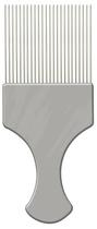 Pente Plástico Afro Prata Com Dentes Finos de Aço Pente Plástico Afro Prata Com Dentes Finos de Aço