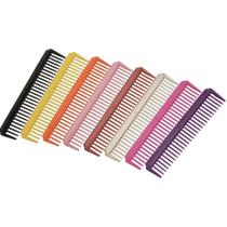 Pente Plástico Dentes Largos Para Corte e Penteados - 01 Ou 12 Unidades