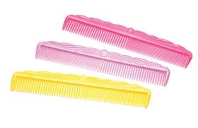 Pente Plástico Safira Milla Cores Variadas - 12 Unids