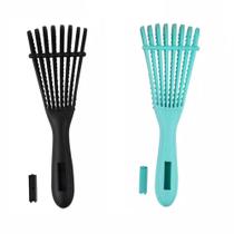 Pente Polvo Escova Para Cabelo, Cacho , Desembaraço, Massagem.