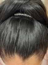 Pente Prata Strass P