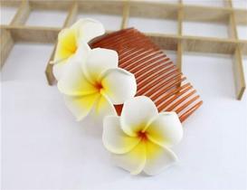 Pente Presilha Enfeite De Cabelo Flor Moda Verão Praia