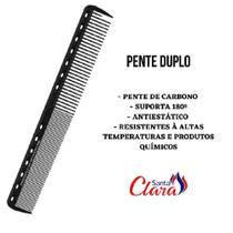 Pente Profissional Reto Com Separador de Mecha