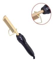 Pente Quente Ferro Elétrico Alisador Modelador Cabelo Bivolt