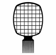 Pente Raquete Para Nudred Cabelo Afro