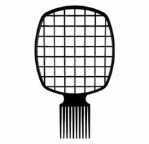 Pente Raquete Para Nudred Cabelo Afro - Santa Clara Pente Raquete Para Nudred Cabelo Afro - Santa Clara