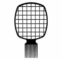 Pente Raquete Para Nudred Cabelo Afro Pente Raquete Para Nudred Cabelo Afro