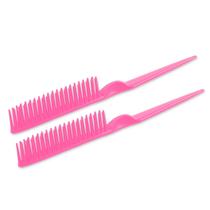 Pente SIMPOR de 3 fileiras com cerdas de nylon para desembaraçar, rosa Pente SIMPOR de 3 fileiras com cerdas de nylon para desembaraçar, rosa