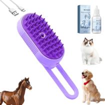 Pente Spritz Defur para animais de estimação Puffease Spritz Defur Comb 3 em 1
