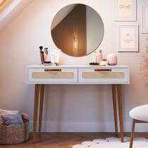 Penteadeira 2 Gaveta Retrô 100cm X 53,6cm X 77cm Penteadeira 2 Gaveta Retrô 100cm X 53,6cm X 77cm