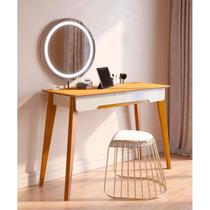 Penteadeira Ambiente Jazz Off White Nature com Led - Imcal