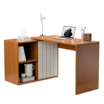 Penteadeira Articulável Tech Com Nicho E Prateleira Multiuso Para Quarto, Estudo E Trabalho Escrivaninha Moderna Dobrável, Design Funcional Penteadeira Articulável Tech Com Nicho E Prateleira Multiuso Para Quarto, Estudo E Trabalho Escrivaninha Moderna Dobrável, Design Funcional