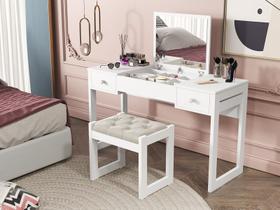 Penteadeira Bella Camarim com Espelho Colmeia Organizadora Com banqueta Estofada Funcinal Escrivaninha Estudos Home Oficce Penteadeira Bella Camarim com Espelho Colmeia Organizadora Com banqueta Estofada Funcinal Escrivaninha Estudos Home Oficce