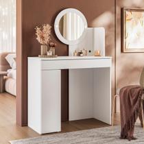 Penteadeira Camarim 1 Gaveta Aurea Branco