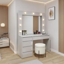 Penteadeira Camarim 184 X 136cm Anne Off White