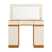 Penteadeira Camarim 2 Portas 3 Gavetas Studio Cinamomo/Off White
