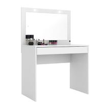 Penteadeira Camarim Atraente c/ LED e Espelho 5940 Branco Demóbile