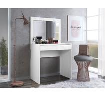 Penteadeira Camarim Atraente com Espelho e LED Branco para Quarto Sala Salão Estúdio - Demóbile