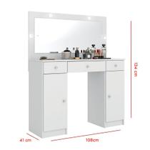 Penteadeira Camarim Branca Baby Home-Demóbile Penteadeira Camarim Branca Baby Home-Demóbile