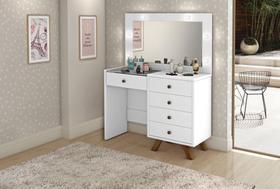 Penteadeira Camarim Branca com LED Luna Luapa