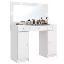 Penteadeira Camarim Carisma sem Banqueta Branco - Demóbile