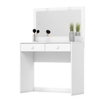 Penteadeira Camarim com Espelho LED 2 Gavetas Gardênia