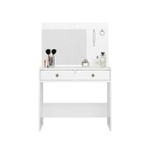 Penteadeira Camarim Com Led 2 Gavetas Branco Ideal