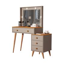 Penteadeira camarim completa MDF com led Agata Basoto Brasil Penteadeira camarim completa MDF com led Agata Basoto Brasil