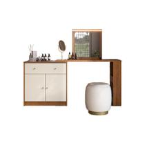 Penteadeira Camarim de Canto Aura Canela/Off White