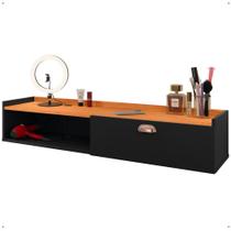 Penteadeira Camarim Decor Suspensa Mesa Bancada Cantinho Maquiagem Porta Nicho Decoração Quarto Luxo RPM