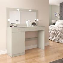 Penteadeira Camarim DI Com Iluminção em LED Cor Off White