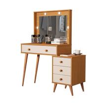 Penteadeira camarim led luxo barata MDF Agata Basoto Brasil Penteadeira camarim led luxo barata MDF Agata Basoto Brasil